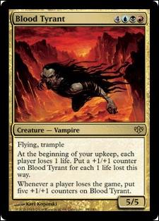 Magic the Gathering: Conflux (Base Set) card 99 Blood Tyrant