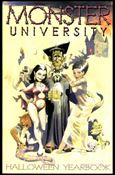 Monster University Halloween Yearbook Cover Image 1