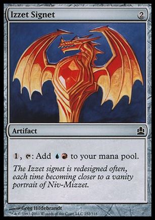 Magic the Gathering: Commander (Base Set) card 252 Izzet Signet