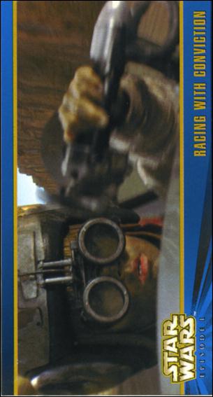 Star Wars: Episode I Widevision: Series 2 (Promo) card P1 Racing With Conviction