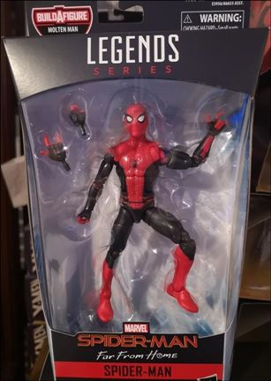 Marvel Legends Series: Spider-Man (Molten Man Series) Cover Image 1