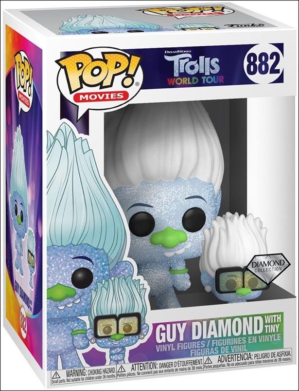 POP! Movies figure 882 Guy Diamond with Tiny Diamond Collection