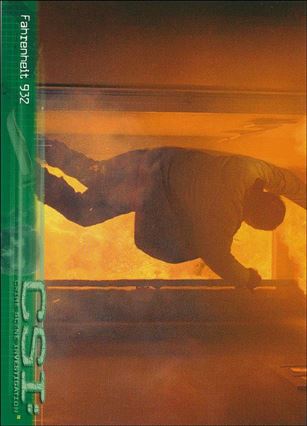 CSI: Crime Scene Investigation - Series One (Base Set) card 12 Fahrenheit 932