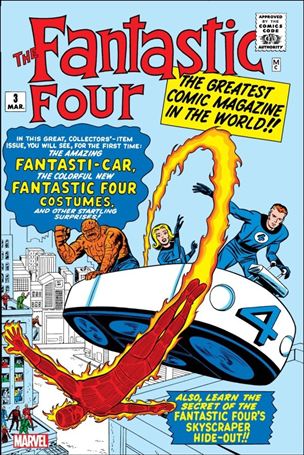 Fantastic Four (1961) issue 3-C Facsimile Edition 2025 Cover