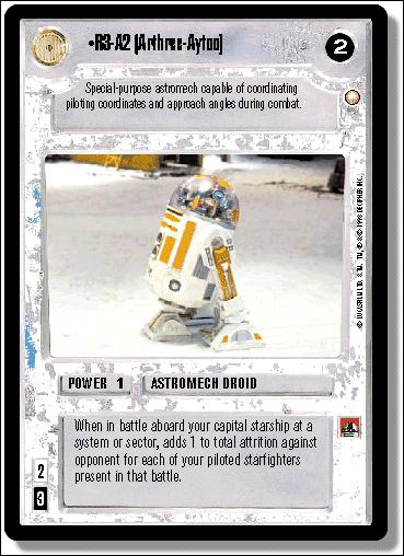 Star Wars: Special Edition Limited (Base Set) card 191 R3-A2 (Arthree-Aytoo)
