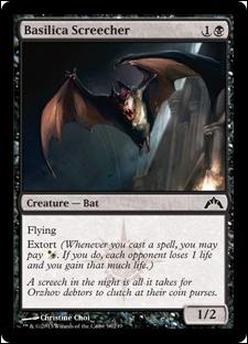 Magic the Gathering: Gatecrash (Base Set) card 58 Basilica Screecher