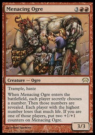 Magic the Gathering: Planechase (Base Set) card 59 Menacing Ogre
