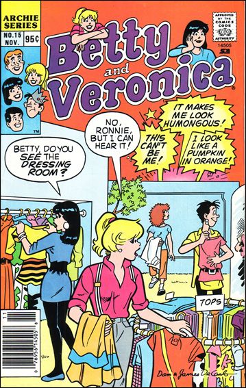 Betty and Veronica (1987) issue 15-B Canadian Price Cover