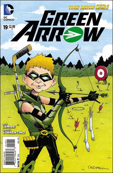 Green Arrow (2011) issue 19-B John Caldwell 1:10 "MAD" Cover
