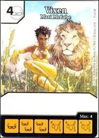 DC Comics Dice Masters Justice League  card 72 Vixen - Mari McCabe