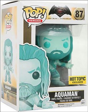 POP! Heroes figure 87-B Aquaman (Ocean) Hot Topic Exclusive