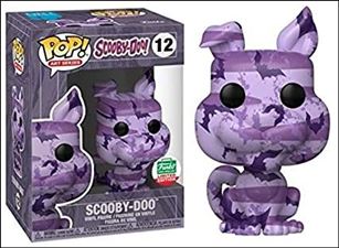 POP! Art Series figure 12 Scooby-Doo (Purple)
