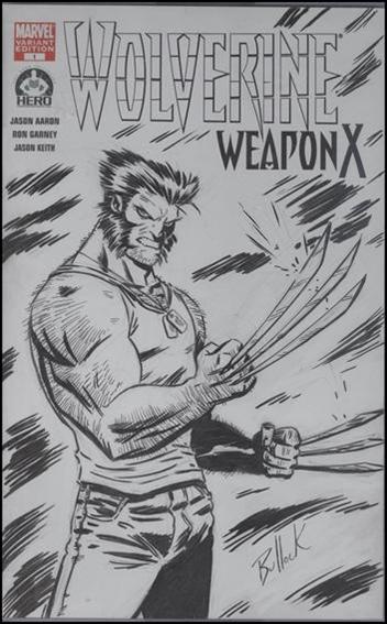 Wolverine: Weapon X 100 (Hero Initiative) Cover Project  issue 11 David Bullock Cover