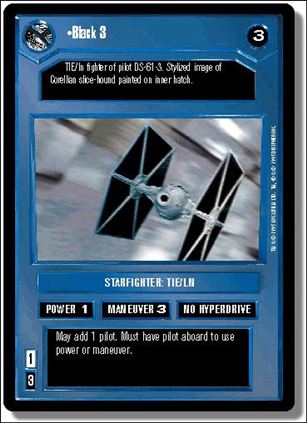 Star Wars: Premiere Limited (Base Set) card 140 Black 3