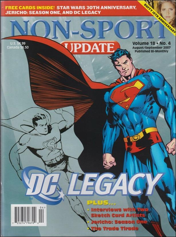 Non-Sport Update (2007) issue 4 Superman DC Legacy Cover