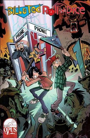 Bill & Ted Roll the Dice issue 4-D Troy Little 1:10 Cover