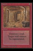 Magic the Gathering: Limited Edition Beta (Base Set) card 179 Tunnel