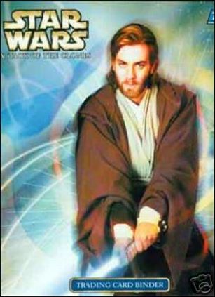 Star Wars: Attack of the Clones UK card 3-D Binder - Obi-Wan