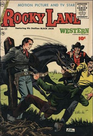 Rocky Lane Western (1954) issue 66