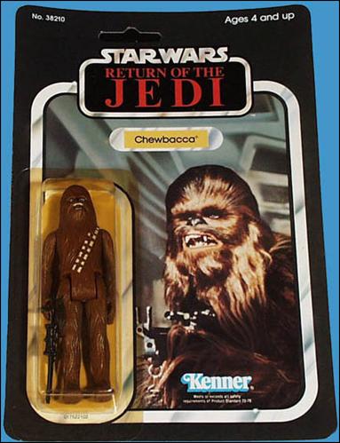 Star Wars 3 3/4" Basic Action Figures (Vintage) figure 2-C Chewbacca (RotJ 65 Back)
