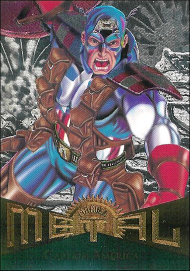 Marvel Metal (Parallel Flasher Set) card 11 Captain America