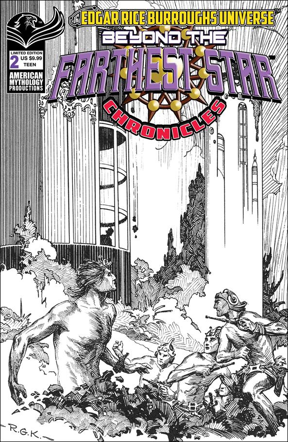 Beyond the Farthest Star: Chronicles issue 2-B Roy G. Krenkel Black & White Cover, 1/350