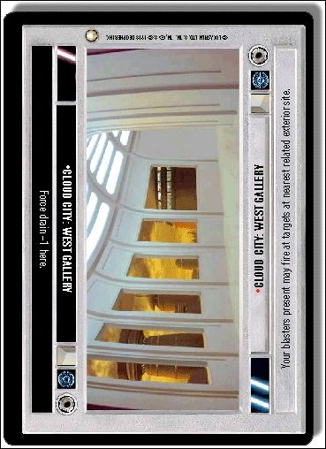 Star Wars: Special Edition Limited (Base Set) card 276 Cloud City: West Gallery