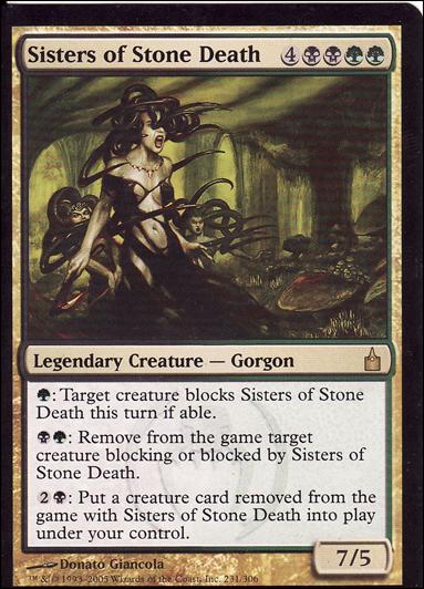 Magic the Gathering: Ravnica (Base Set)  card 231 Sisters of Stone Death