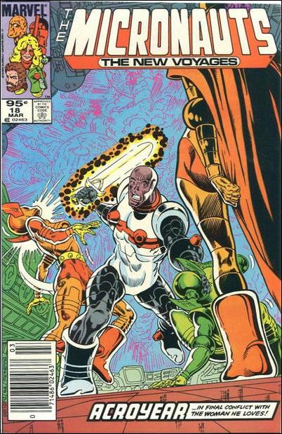 Micronauts (1984) issue 18-B Canadian Price Cover