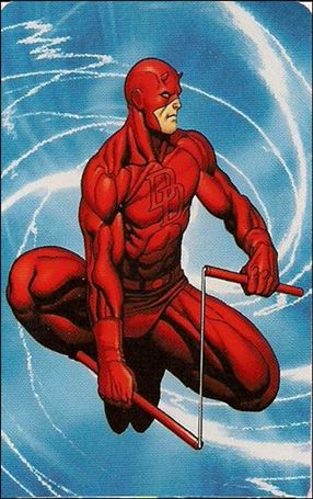 Marvel Universe: Series 1 (Promo) card 008 Daredevil