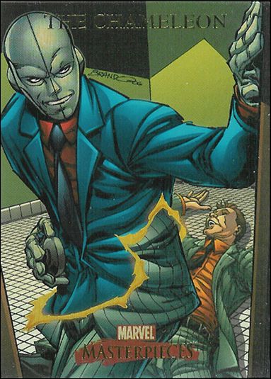 2007 Marvel Masterpieces (Parallel Foil Base Set) card 18 The Chameleon