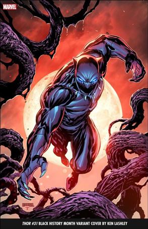 Thor (2020) issue 31-F Ken Lashley 1:100 Black History Month Cover