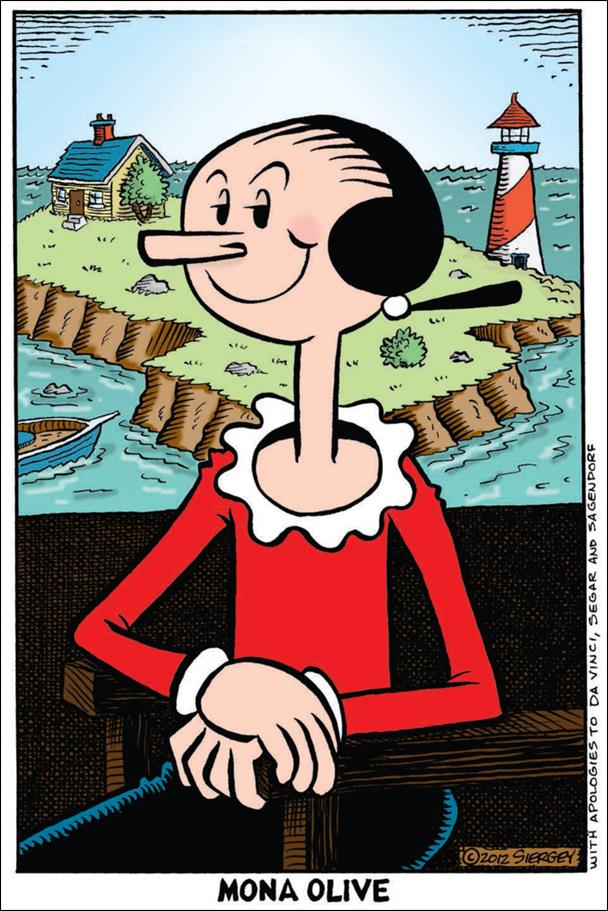 Classic Popeye issue 46-B Jim Siergey 1:10 Cover