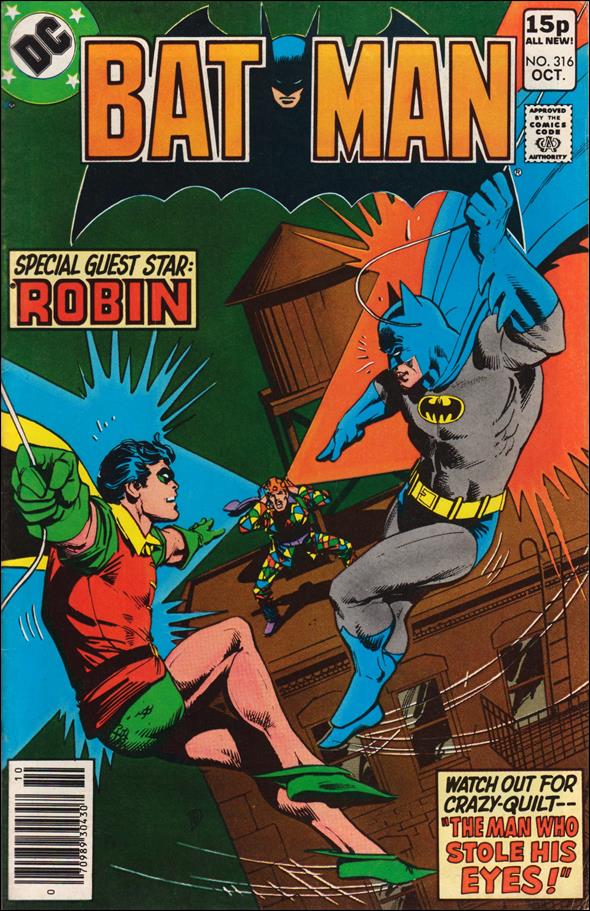 Batman (1940) issue 316-C UK Price Cover
