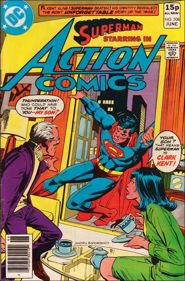 Action Comics (1938) issue 508-C UK Price Cover
