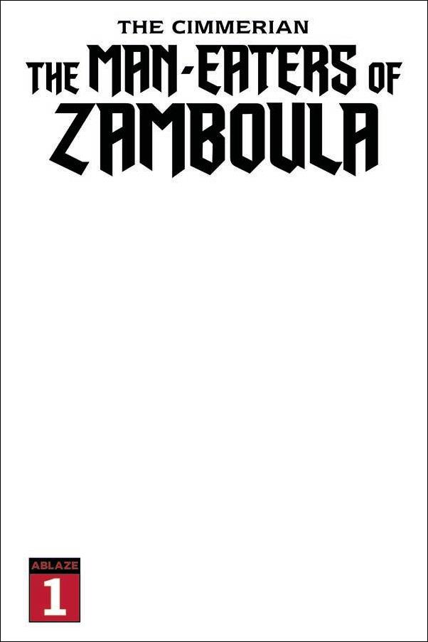 Cimmerian: The Man-Eaters of Zamboula issue 1-K Blank/Sketch Cover