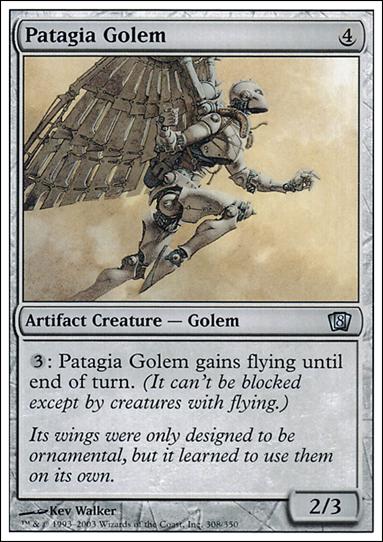 Magic the Gathering: 8th Edition (Base Set) card 308 Patagia Golem