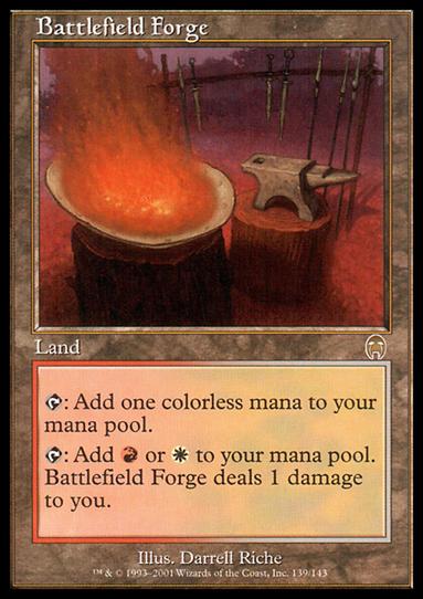 Magic the Gathering: Apocalypse (Base Set) card 139 Battlefield Forge