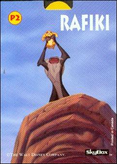 Lion King: Series 1 (Pop-Up Subset) card P2 Rafiki