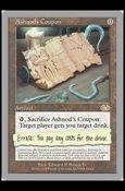 Magic the Gathering: Unglued (Base Set) card 69 Ashnod's Coupon