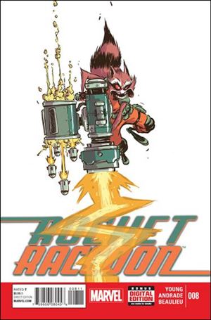 Rocket Raccoon (2014) issue 8 Skottie Young Cover