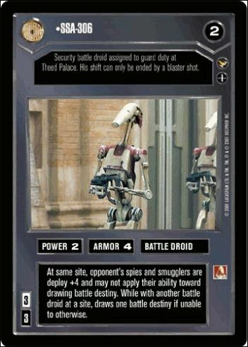 Star Wars: Theed Palace Limited (Base Set) card 17 SSA-306