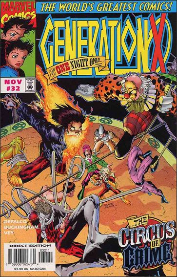 Generation X (1994) issue 32