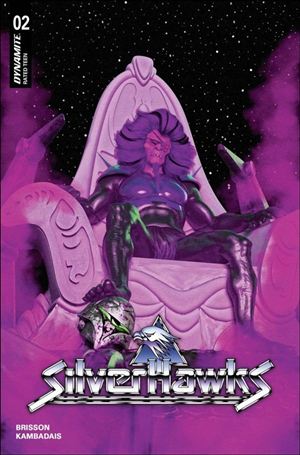 Silverhawks (2025) issue 2-Z Mark Spears Purple Foil Cover
