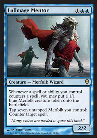 Magic The Gathering: Zendikar (Base Set) card 54 Lullmage Mentor