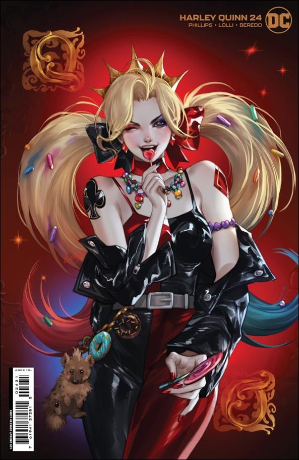 Harley Quinn (2021) issue 24-D Leslie Leirix Li 1:25 Cardstock Cover
