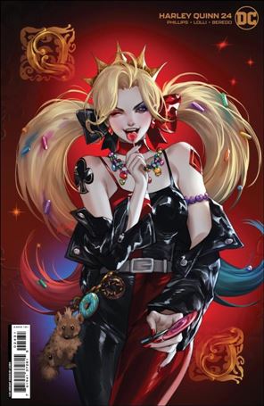 Harley Quinn (2021) issue 24-D Leslie Leirix Li 1:25 Cardstock Cover