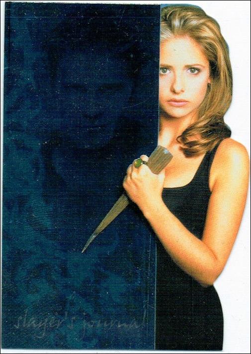 Buffy the Vampire Slayer Reflections: The High School Years (Slayer's Journal Die-Cut Subset) card J3 Lost Innocence