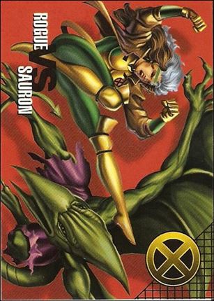 Marvel Vision (Base Set) card 53 Rogue vs Sauron