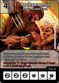Marvel Dice Masters Dark Phoenix Saga Draft Pack card 1 Archnemesis; Basic Action Card 